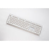 Ducky one 3 aura hvid rgb mekanisk tastatur (hvid, us-layout (qwerty), cherry mx red, 100%, abs double shot, hot swap)