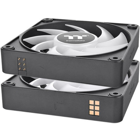 Thermaltake ct120 ex argb sync pc køleventilator (3-fan pakke) case fans (sort, 3 stykker, 120 x 120 x 25 mm, pwm)