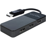 Delock displayport 1,4 tommer > 3x displayport ud displayport splitter (sort, 0,12 meter)