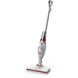 Black+decker bds1616r 1600w dampmoppe med 2 dampklude damprenser (hvid rød)