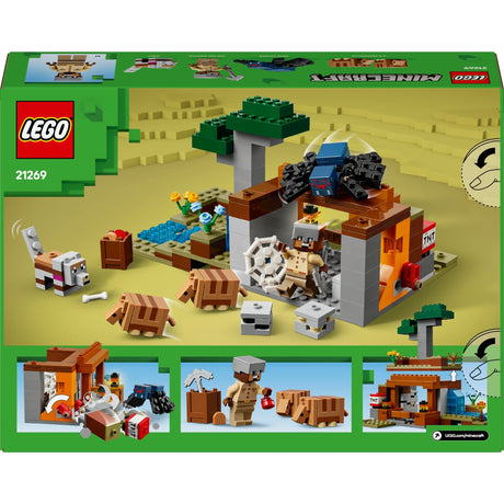 Lego minecraft bæltedyrene ved minen - 21269