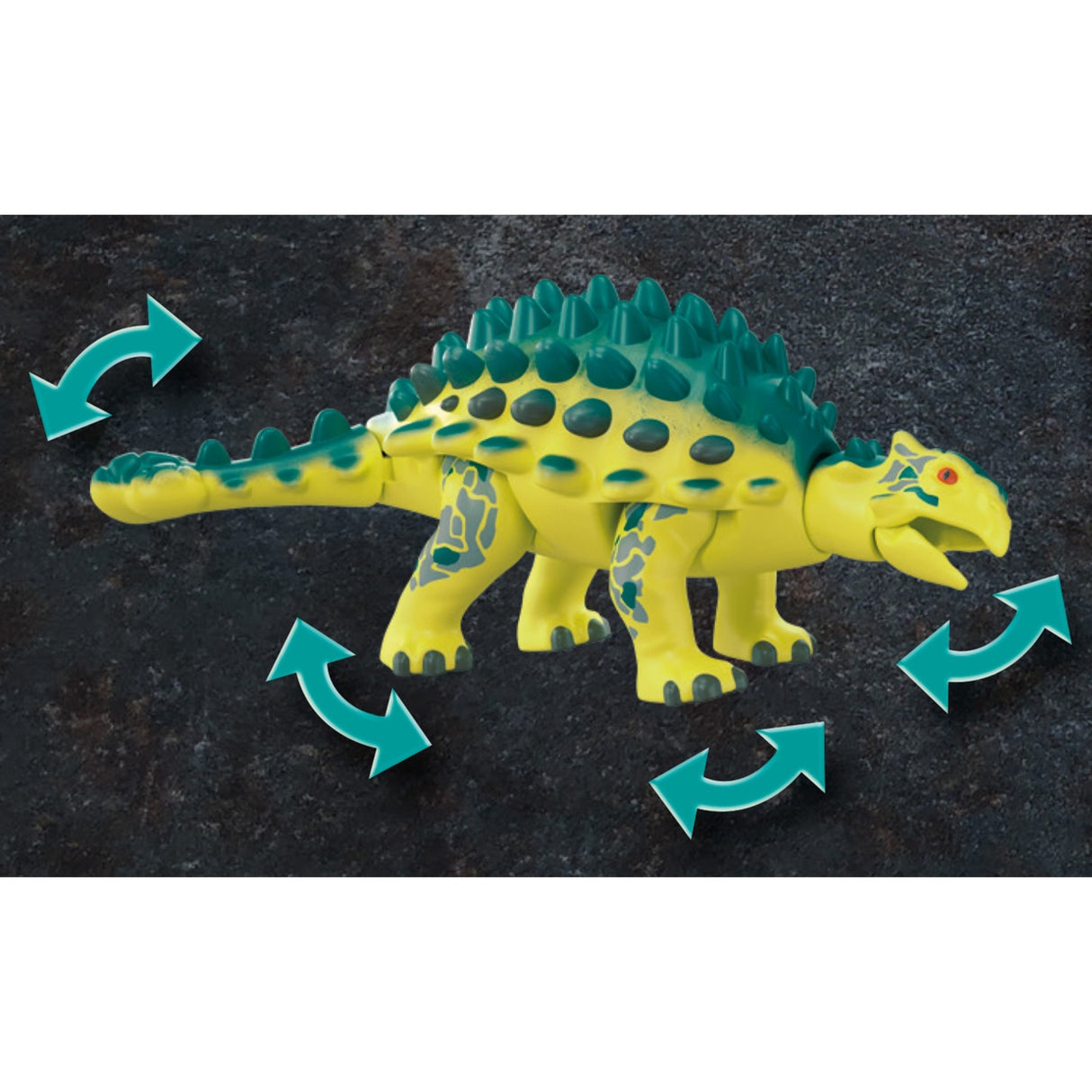 Playmobil Dino Rise - Saichania: Defense of the Fighters Construction Toy (70626)