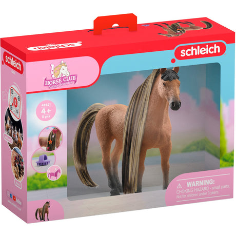 Schleich horse club - sofia’s beauties beautypaard akhal-teke-hengst speelfiguur (42621)