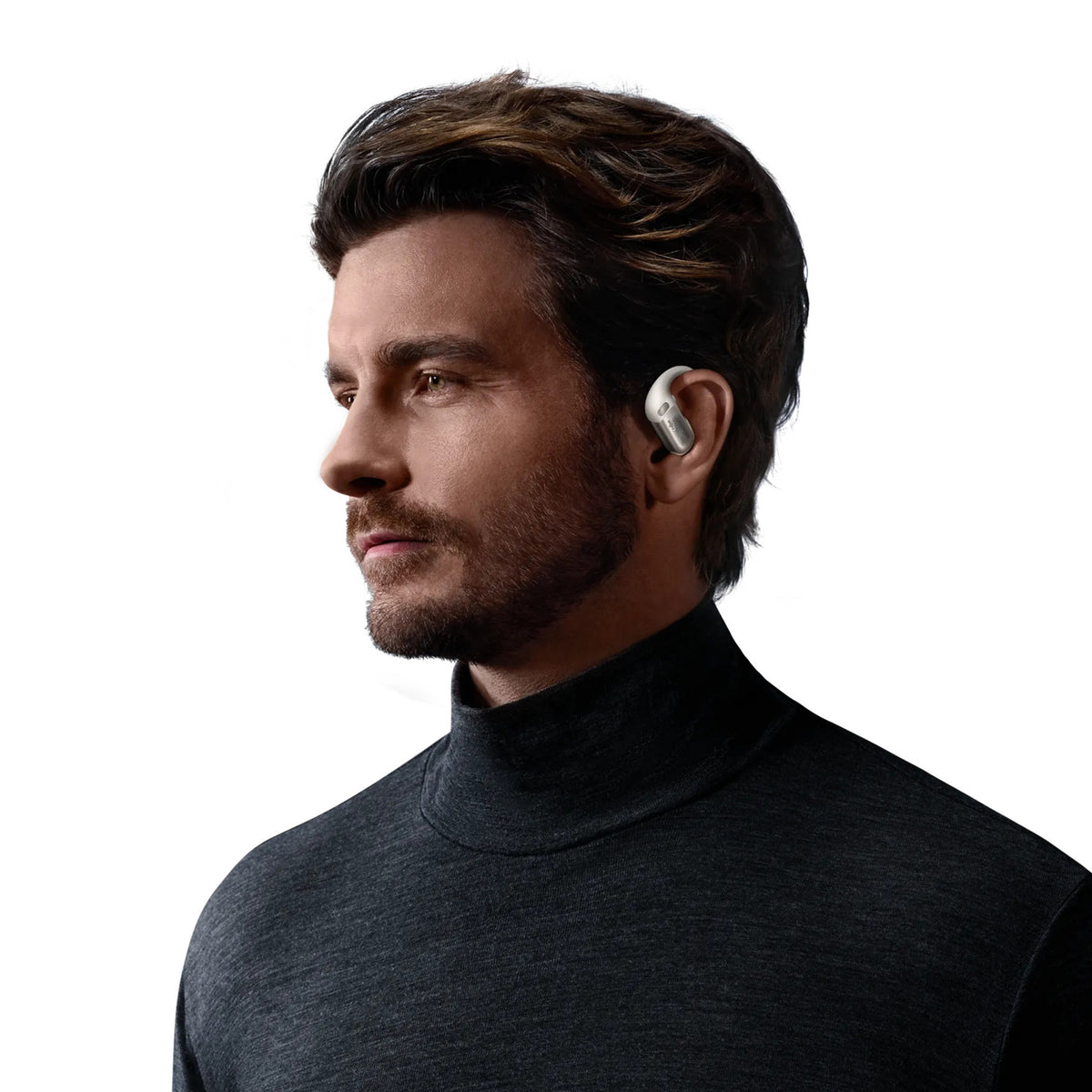 Shokz openfit pro åbne øre-hovedtelefoner (hvide)