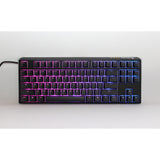 Ducky one 3 klassisk tkl rgb mekanisk tastatur (sort, us-layout (qwerty), cherry mx silent red, 80% (tkl), rgb lysdioder, double-shot pbt, hot-swappable, quack mekanik)
