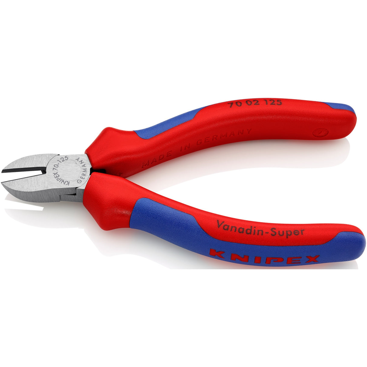 Knipex sideskæretang 70 02 125 skæretang (rød blå)