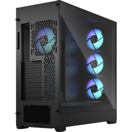 Fractal design pop xl air rgb stort tårnhus (sort | 2x usb-a | rgb | hærdet glas)