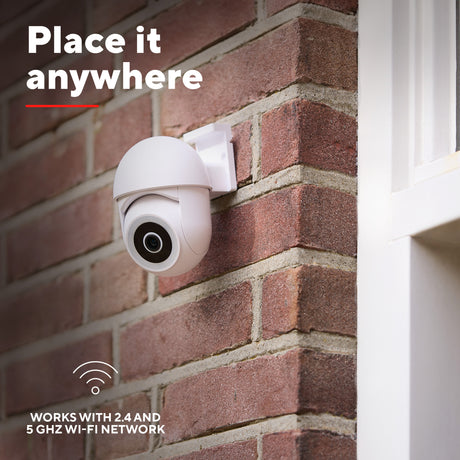Trust ipcam-3900 360° udendørskamera (hvid, 2,4 eller 5ghz WiFi)