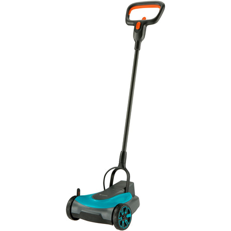 Gardena handymower 22 18v p4a sæt plæneklipper (grå turkis, 14620-20, batteri inkluderet)