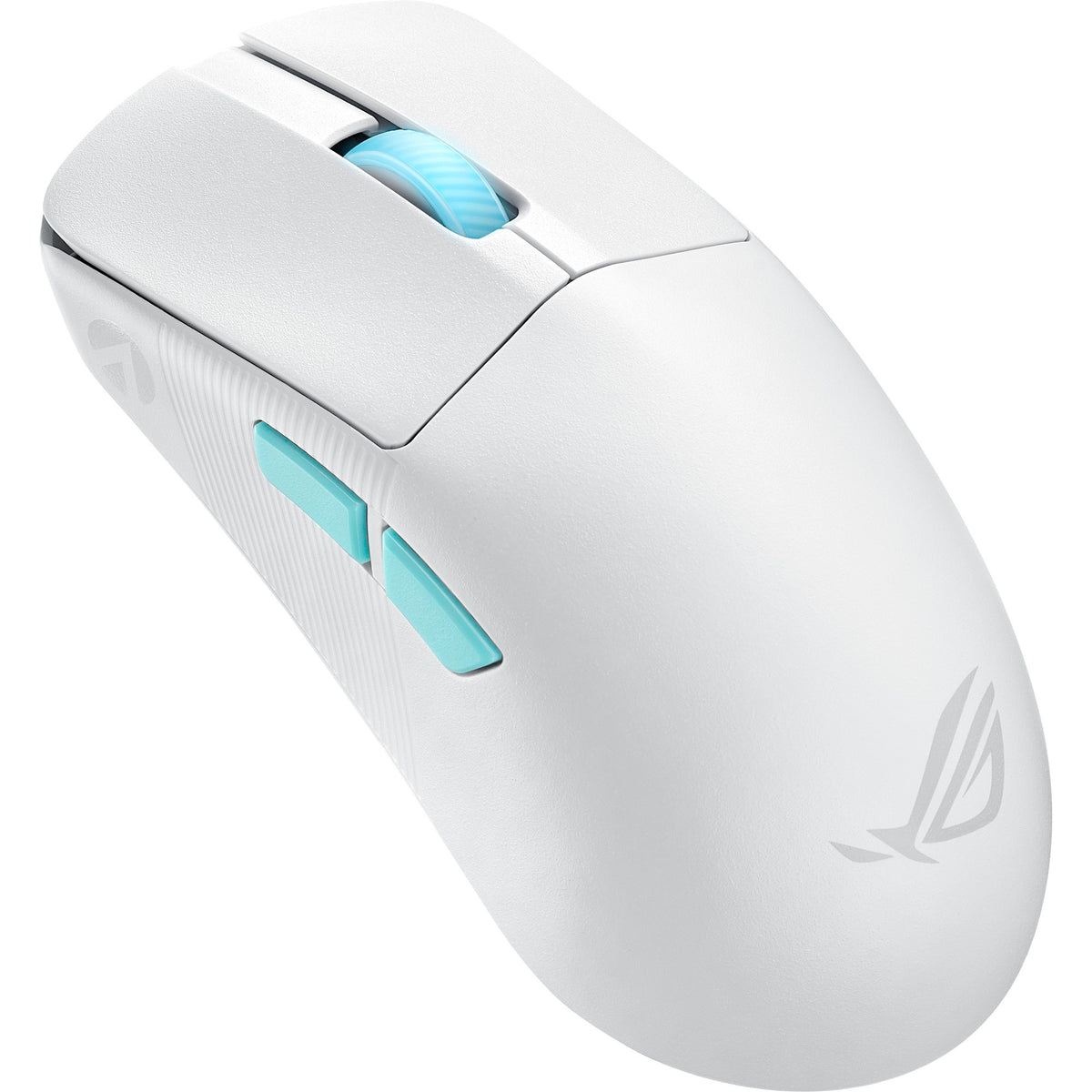 Asus rog harpe ace aim lab edition gaming mus (hvid, 100 - 36.000 dpi, USB 2.0, 2.4 GHz, Bluetooth, RGB LED'er)