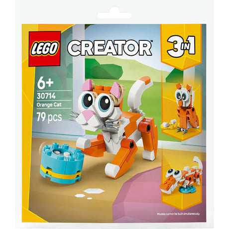 Lego 30714 taske orange kat | 10 stk