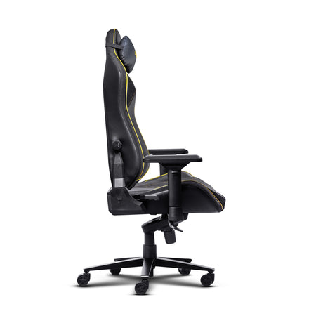 Trust gxt 721 ruya pro premium comfortabele gaming stoel (zwart geel)