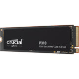 Crucial p310 500 gb ssd (sort, ct500p310ssd8, pcie gen 4.0 x4, nvme 2.0)