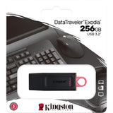 Kingston data traveler exodia 256 GB USB-stick (sort rød, DTX 256 GB)