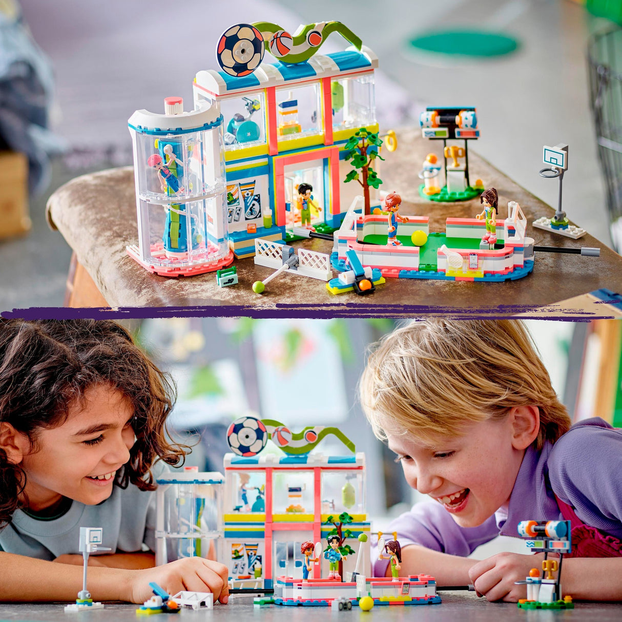 Lego venner - byggelegetøj til sportscenter (41744)