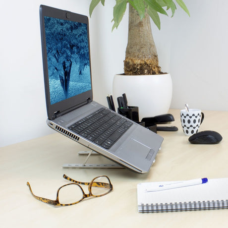 Act connectivity laptop stativ aluminium, foldbar (aluminium, højdejusterbar i 7 positioner)
