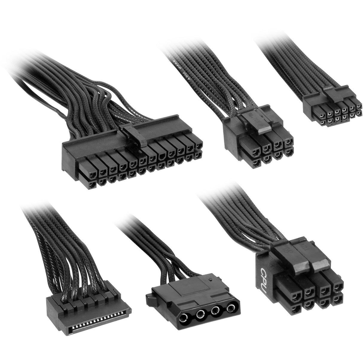 Sharkoon rebel p15 850 watt strømforsyning (sort, 1x 12v-2x6, 4x pcie)