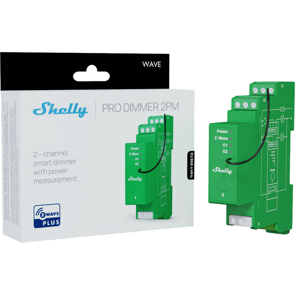 Shelly wave pro lysdæmper 14:00 (grøn)