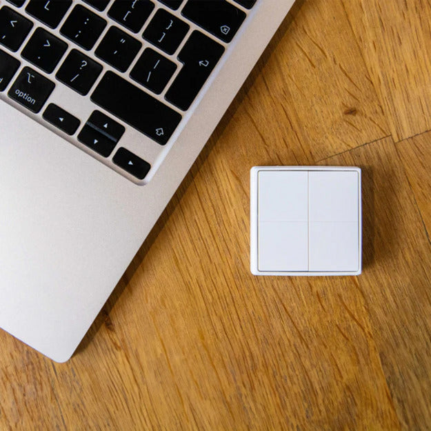 Shelly blu wall switch 4 (stand alone) switch (hvid, Bluetooth 4.2)