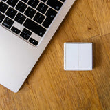 Shelly blu wall switch 4 (stand alone) switch (hvid, Bluetooth 4.2)