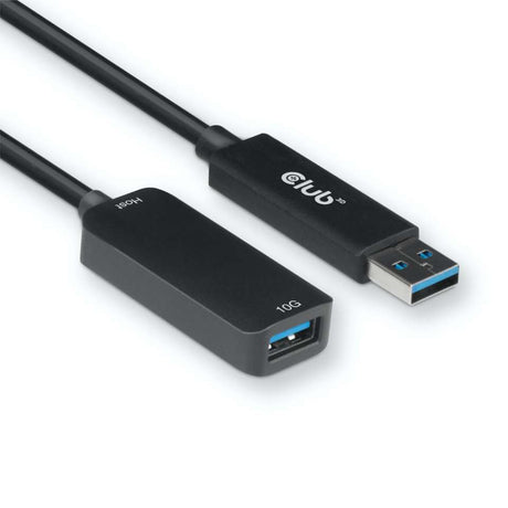 Club 3D USB-A 3.2 Gen2 forlængerkabel (sort, 5 meter, 10 Gbps)