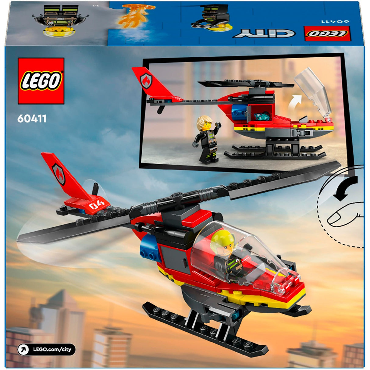 Lego city brandhelikopter - 60411