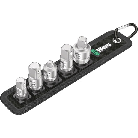 Wera 781 5 adapter sæt 1, 6 stykker (sort)