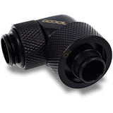 Alphacool eiszapfen 16 10mm skruemundstykke 90° drejelig g1 4 tilslutning (sort, 4 stk.)