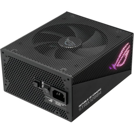 Asus rog strix gold aura edition modulær 1200 watt strømforsyning (sort, 1x 12vhpwr, 4x pcie)