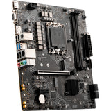 MSI Pro H610M-G Socket 1700 bundkort (GB-LAN, lyd, µATX)