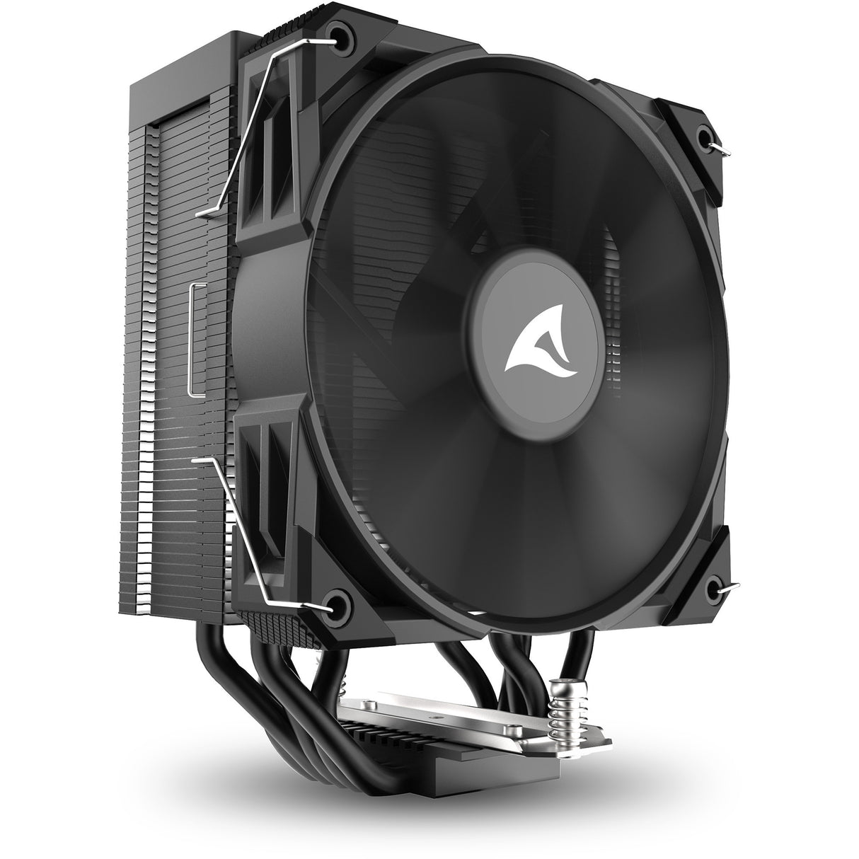 Sharkoon a50 CPU køler (sort, 4-benet PWM blæserstik)
