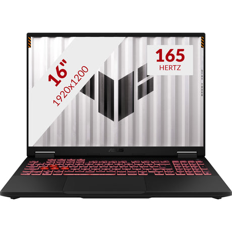 Asus tuf gaming a16 fa608up-rv017w 16 gaming laptop (sort grå | r7 260 | rtx 5070 | 16 GB | 1 TB SSD)
