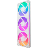 Nzxt f360 rgb core case fans (hvide, 3 styk, 360 x 120 x 26 mm)