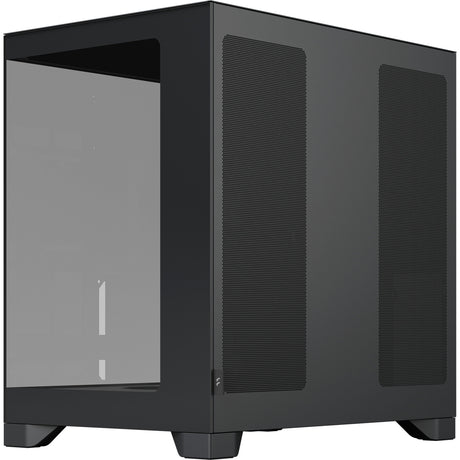 Fractal design pop 2 vision midi tower behuizing (zwart | 1x usb-a | 1x usb-c | tempered glass)