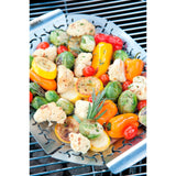 Weber premium grillkurv grøntsagskurv (rustfrit stål)