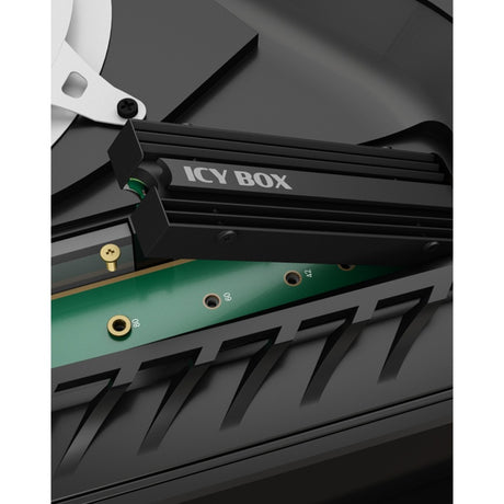 Icy box ib-m2hs-ps5 heatsink (sort, m.2 ssd heatsink til playstation 5)