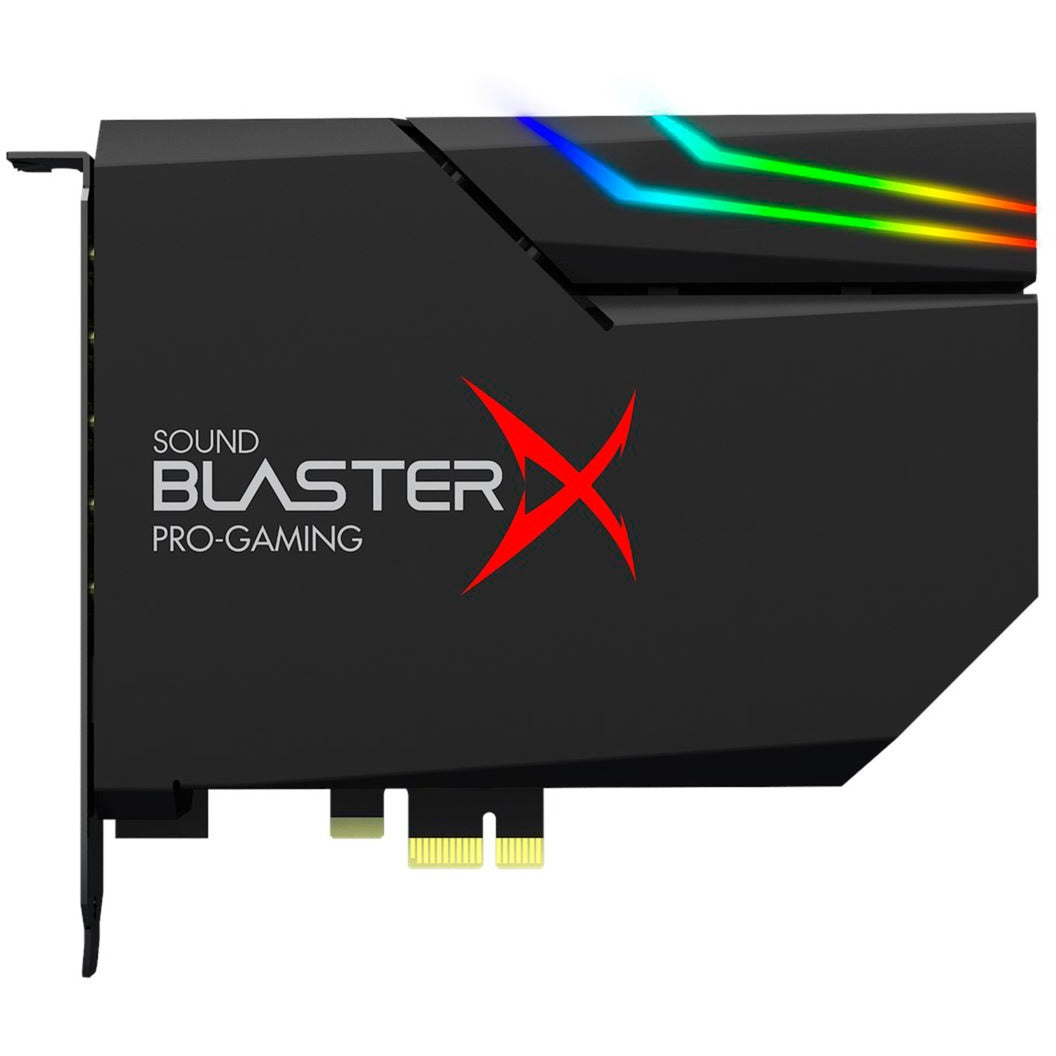 Creative Sound Blasterx AE-5 Plus lydkort (sort, RGB LED'er)
