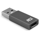 Akt-tilslutning USB-A til USB-C-adapter (mørkegrå)