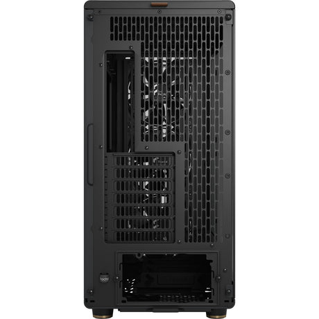 Fractal design nord xl midi tårnhus (sort træfarve | 2x USB-A | 1x USB-C | hærdet glas)
