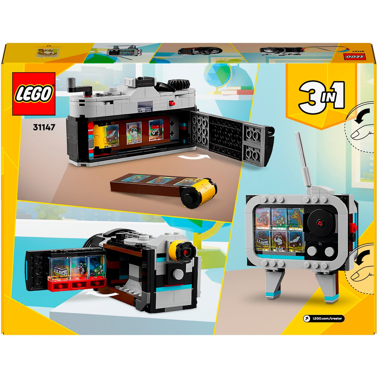 Lego creator 31147 3i1 retro kamera