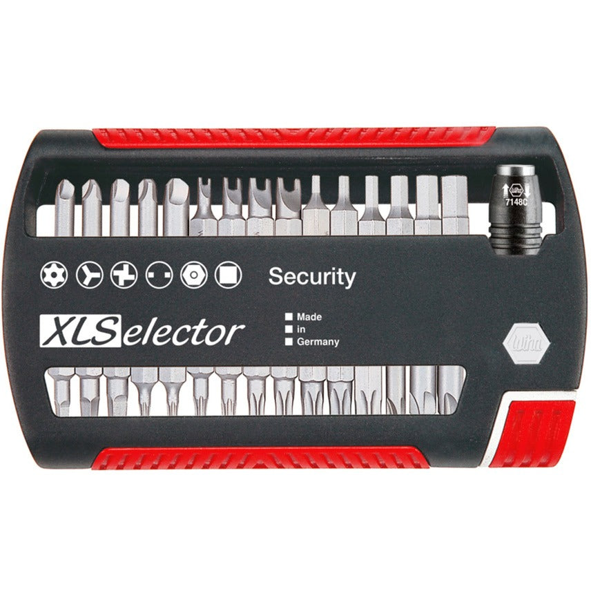 Wiha bit sæt xlselector sikkerhedsstandard 25 mm (sort rød, 32 stk.)