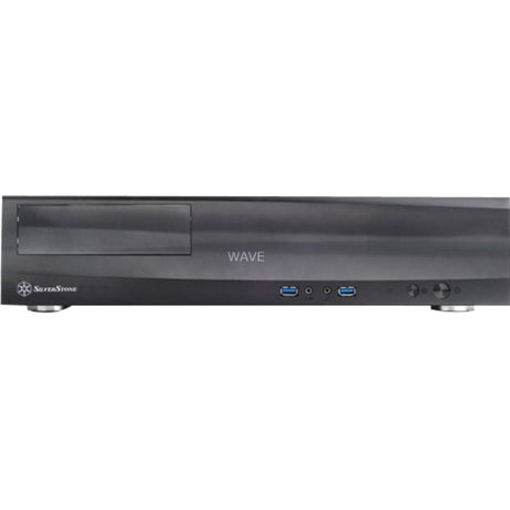 Silverstone milo ml03b desktop kabinet (sort | 2x USB-A)