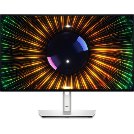 Dell ultrasharp u2424h 23.8-skærm (sølvsort, HDMI, 2x skærmport, USB-A, 2x USB-C, 120 Hz)