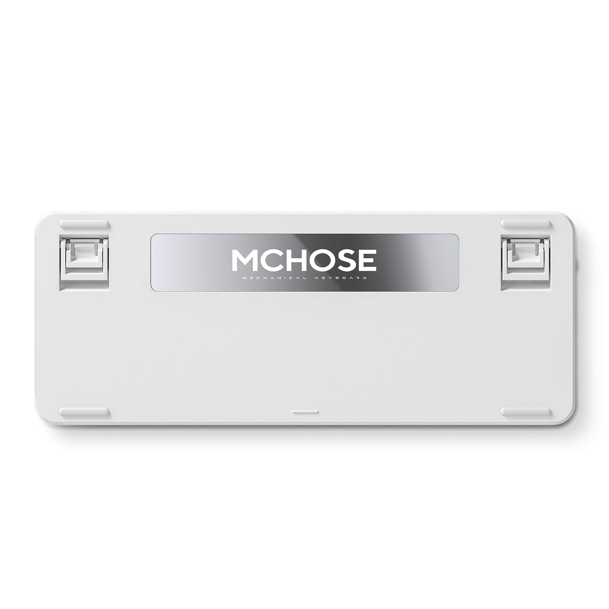 Mchose x75 v2 blue icy creamsicle brugerdefineret mekanisk tastatur (hvid, us layout (qwerty), kailh box isic creamsicle, 75%, rgb, hot swap, double-shot pbt, trådløs | bluetooth | usb-c)