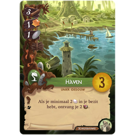 White goblin spil everdell: pearlbrook brætspil (hollandsk, ekspansion, 1 - 4 spillere, 60 minutter, fra 10 år)