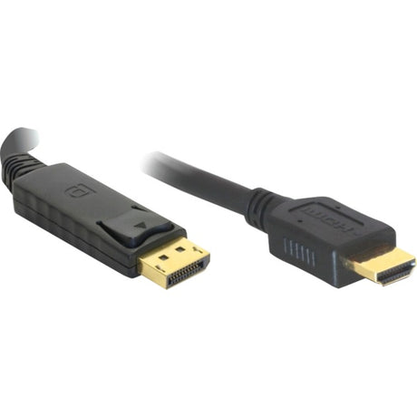 Delock displayport > højhastigheds HDMI-adapter (sort, 3 meter, passiv, 4k, forgyldt)