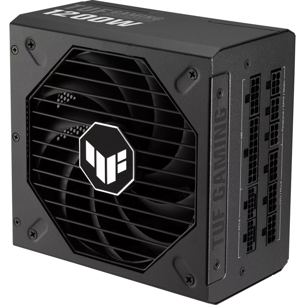 Asus tuf gaming gold modulær 1200 watt strømforsyning (sort, 2x 12v-2x6, 3x pcie)