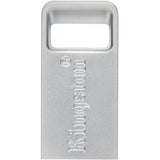 Kingston data traveler micro 64 GB USB stick (sølv, dtmc3g2 64 GB, USB 3.2 gen 1)