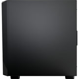 Montech x5 midi tårnhus (sort | 2x USB-A | 1x USB-C | hærdet glas)