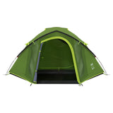 Coleman darwin 4 plus kuppeltelt (mørkegrøn lysegrøn, med frontstruktur, model 2025)